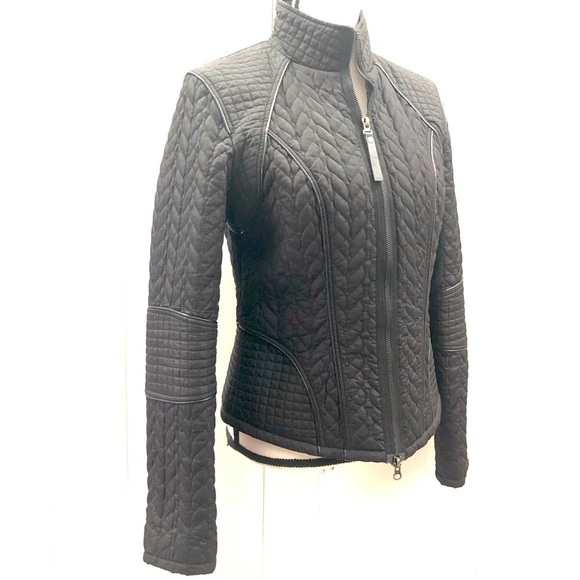 HARLEY Davidson Sz M Black Quilted Jacket - Picture 2 of 16